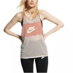 Nike mesh logo tank top